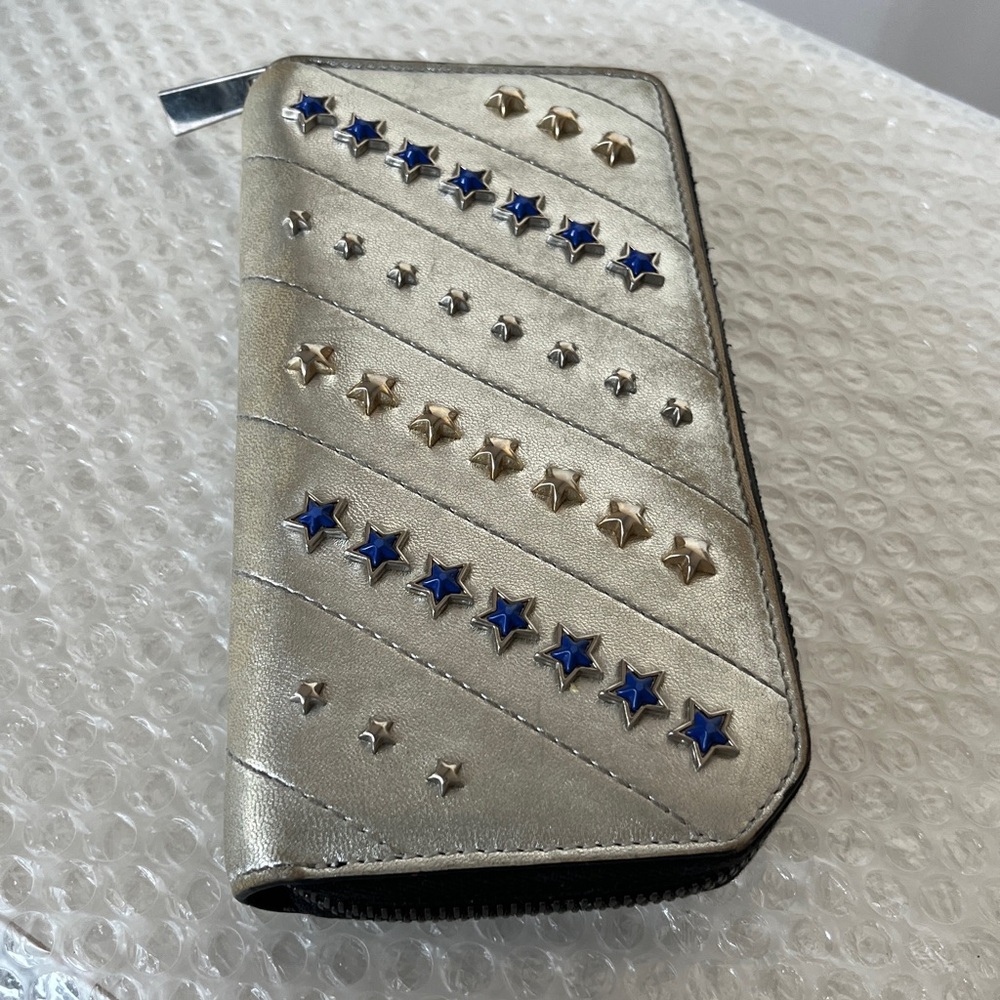 Jimmy Choo RARE Version of Stars Leather Wallet - Picture 12 of 12